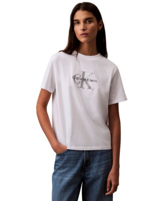Calvin Klein Jeans - Women's Monogram Logo T-Shirt