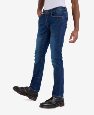 Men's Modern Fit Saddle Stitch Jeans