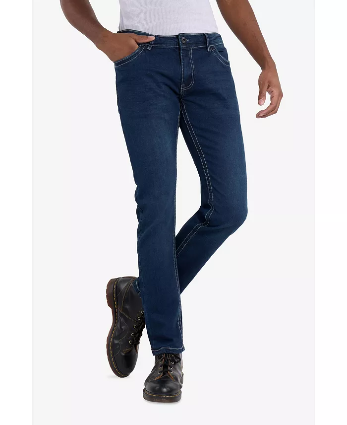 Men's Modern Fit Saddle Stitch Jeans - thumbnail 9