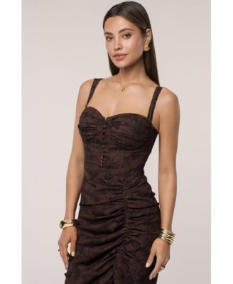 Women's Florine Print Midi Dress