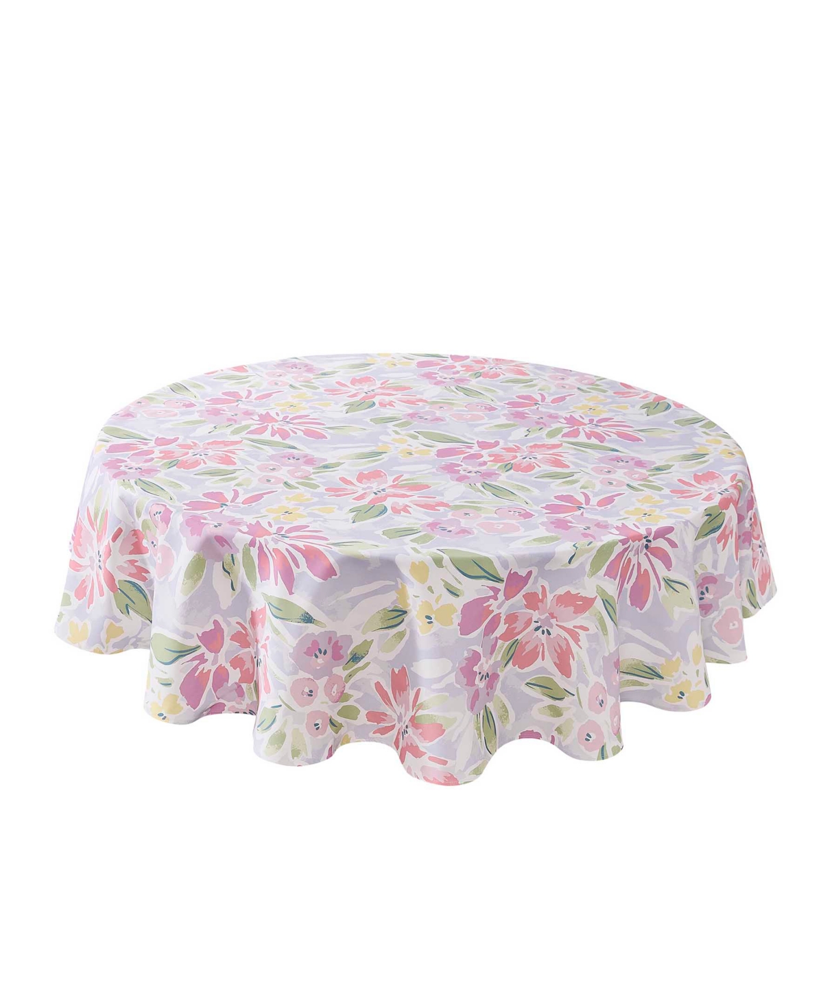 Izod Catalina Tablecloth, 70" Round In Multi