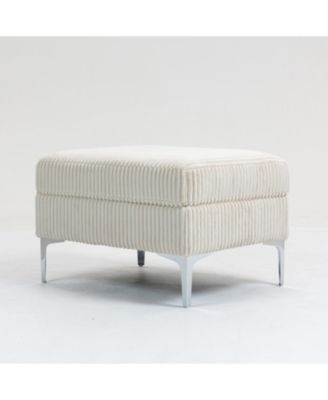 Modular Sectional Sofa Square Ottoman Module,Storage Ottoman Footrest