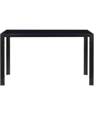 Streamdale Modern Glass Tabletop Dining Table for 4 - Durable & Elegant