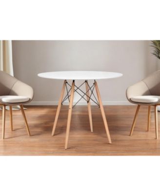 Traditional Solid Wood Dining Table – Handcrafted with Smooth Polished Top