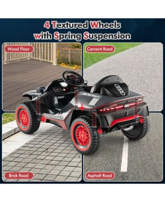 12V Licensed Audi Kids Ride-On E-tron Racing Car w/Remote Control & Lights