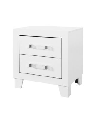 Nightstand with Drawer – Compact Bedside Table for Storage
