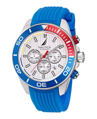 Men's Chronograph Silver-Tone Stainless Steel Watch Set, 48mm