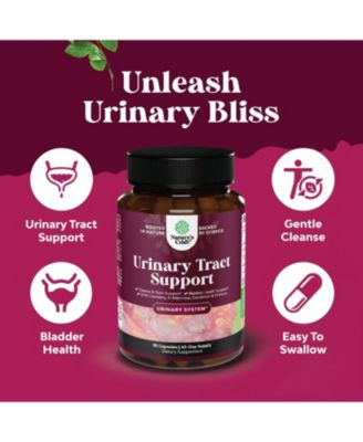 Urinary Tract Support Supplement | High Potency D-Mannose | Cranberry Juice Powder & Dandelion for Urinary Tract Health | 90ct
