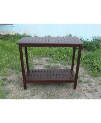 Streamdale Acacia Console Potting Table
