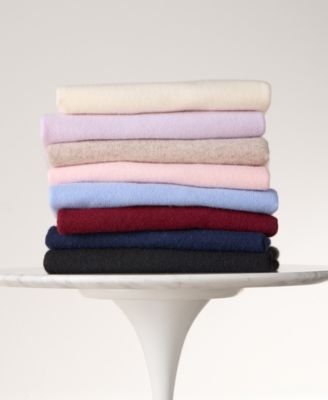 100% Cashmere Women's Long-Sleeve Crewneck Sweater, Regular & Petites, Created for Macy's