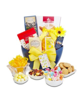 Alder Creek Gift Baskets All Smiles Sweet Treat Gift Tote, 7 Piece - Macy's