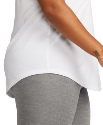 Plus Size Active Dri-FIT Women's Short-Sleeve Logo T-Shirt 