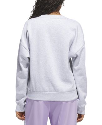 Women's Faux-Pearl Logo Crewneck Sweatshirt