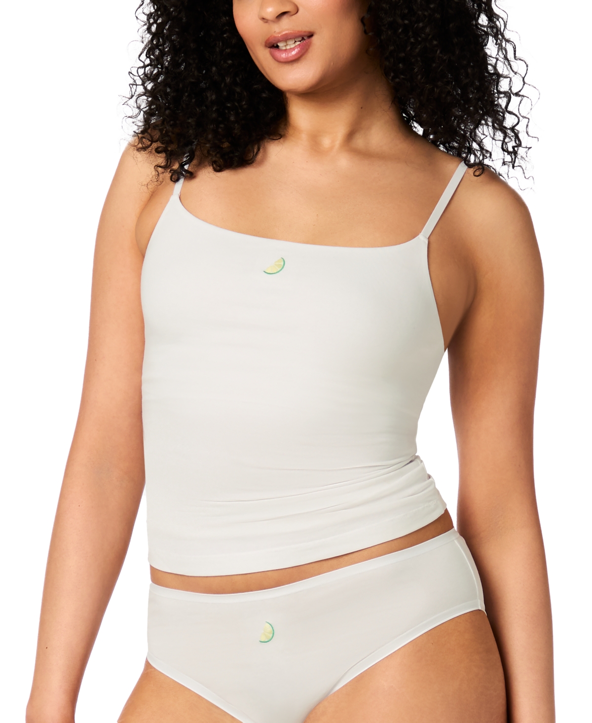 GapBody Women's Shelf Camisole GPW00230 - Optic White/lime