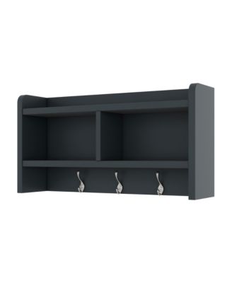 4-in-1 Hall Tree Storage, Hooks, Drawers & Bench