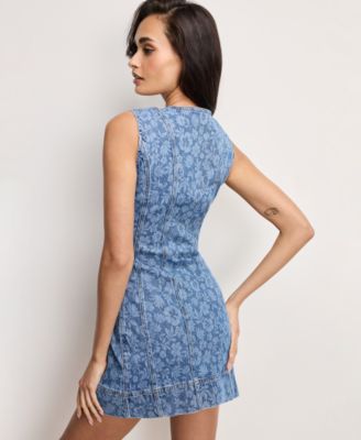Women's Power-Stretch Button-Front Dress