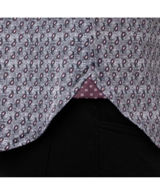 Men's Grey and White print shirt