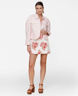 Women's Curved-Hem Shacket