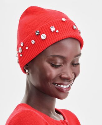 Macy's - Women's 100% Cashmere Embellished Beanie, Exclusively at