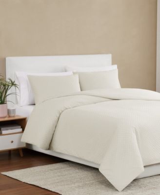 Woven Texture 3-Pc. Comforter Set, King