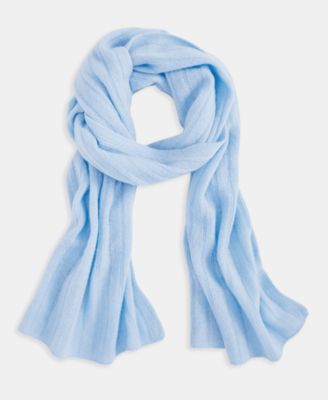 Ribbed 100% Cashmere Scarf