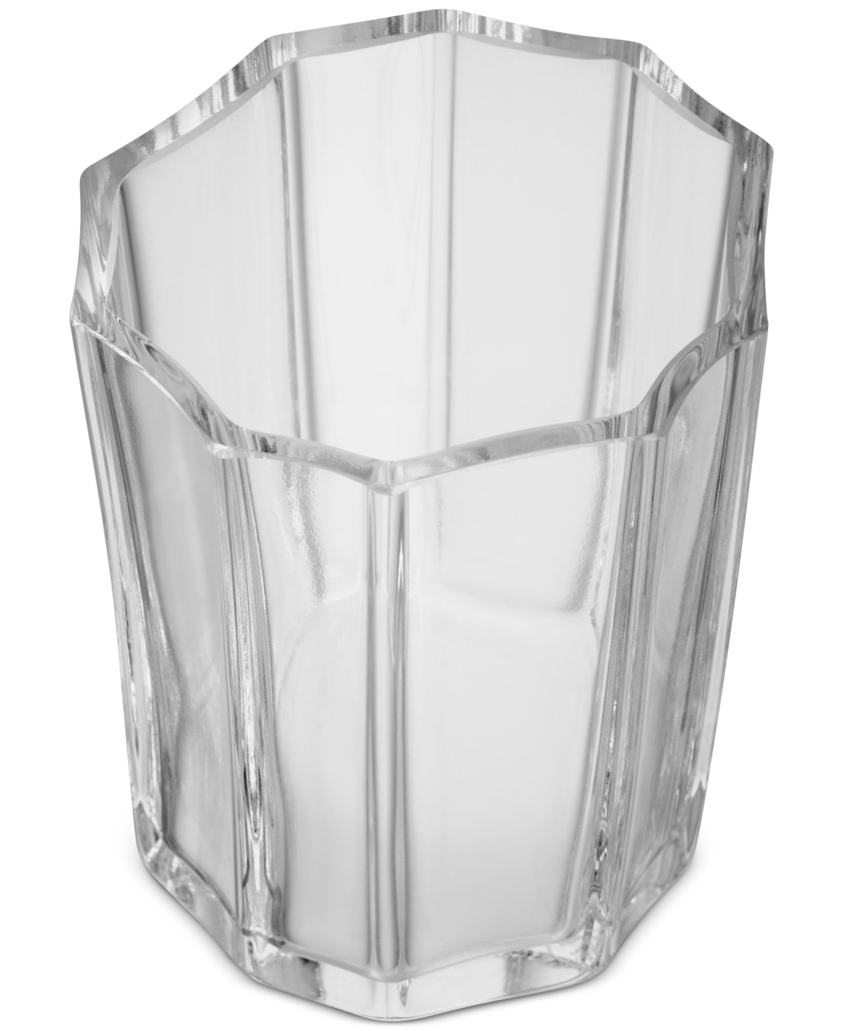 Orrefors Reed Crystal Votive Holder, Medium In Transparent