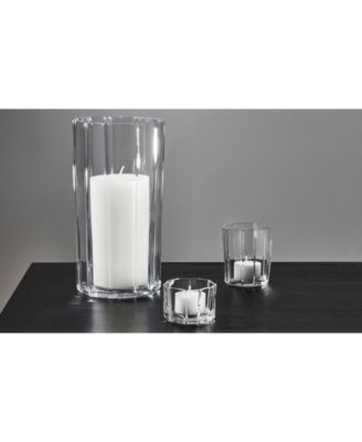 Reed Crystal Hurricane Lamp, Large