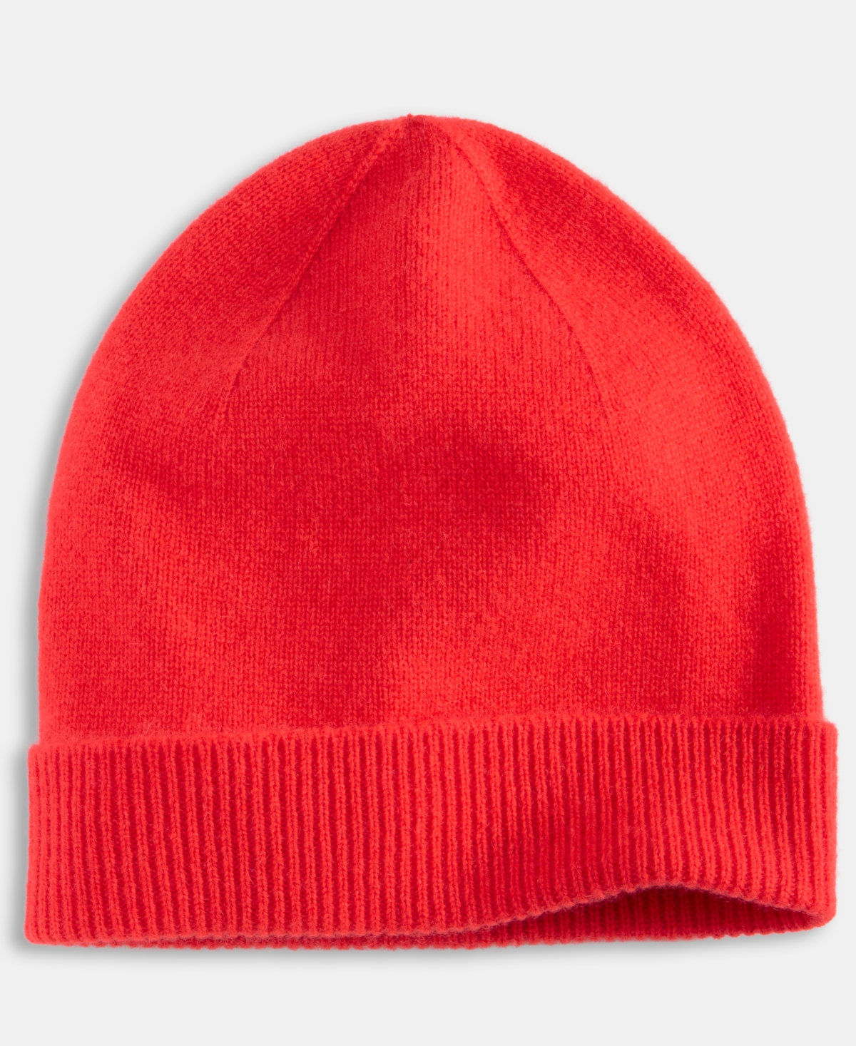 Charter Club 100% Cashmere Cuffed Beanie, Created For Macys In Red