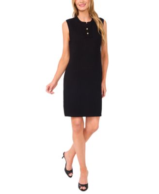 Women's Sleeveless Mini Sweater Dress