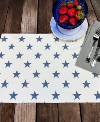 Denim Stars Premier Fabric Placemats, Set of 4