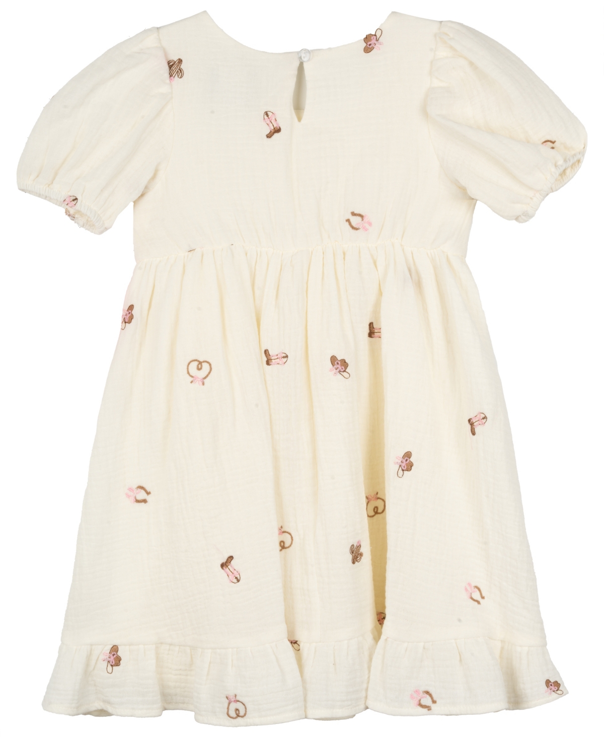 Sparkle & Shine Toddler And Little Girls 2-piece Fringe Purse And Embroidered Dress