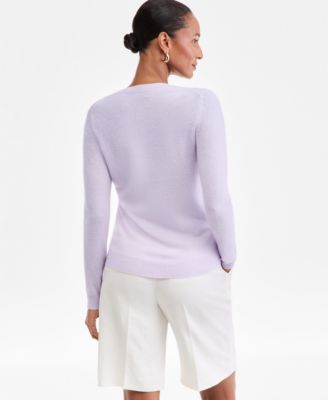 Women's V-Neck Long-Sleeve Sweater