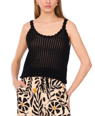 1.STATE - Women's Pointelle Knit Tank Top