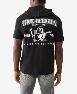 Men's Short Sleeve Hooded T-Shirt