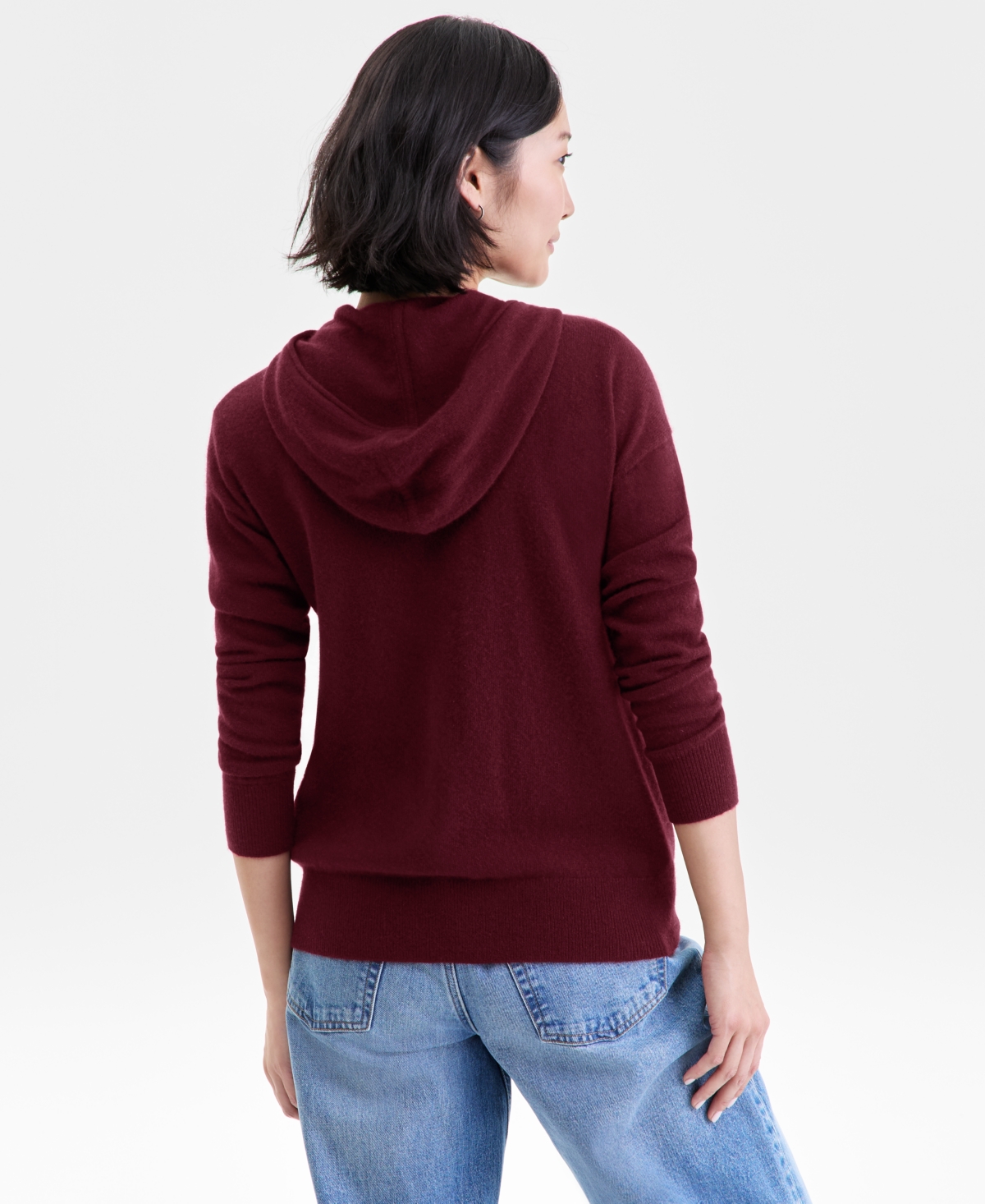 Charter Club Women's 100% Cashmere Duster Sweater, Created For Macy's In Brown