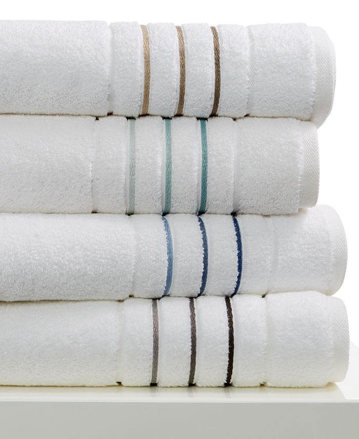 Hotel Collection Ultimate Micro Cotton® Borderline 13" x 13" Washcloth