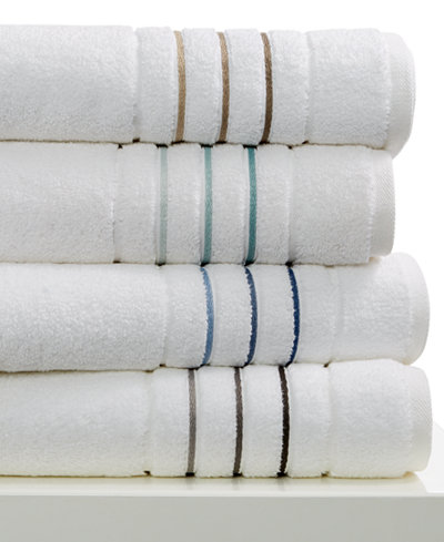 Hotel Collection Ultimate MicroCotton Borderline Bath Towel Collection, 100% cotton, Only at Macy's