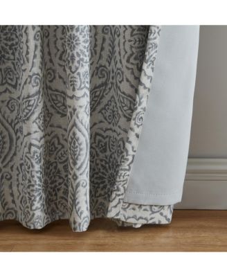 Giovanni Medallion Linen Blend Window Curtain Panel
