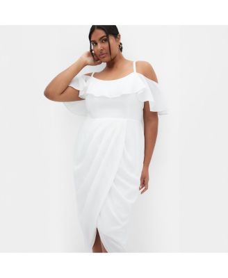 Women's Flirtation Drape Midi Dress