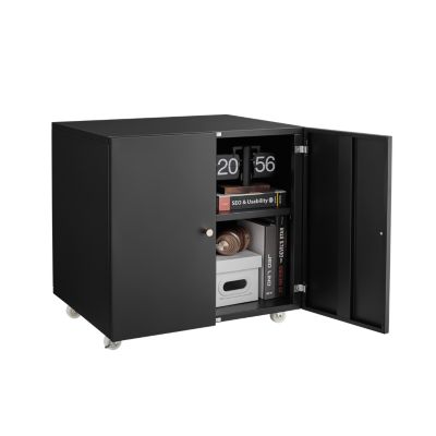 Streamdale Mobile Printer Stand with File Cabinet