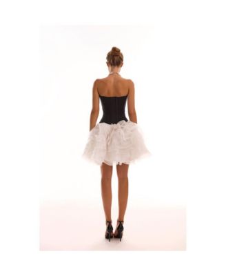 Women's Chic low-waist black fitted corset