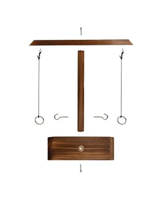 2 Player Wooden Ring Toss Game