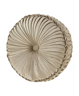 Gold Coast Tufted Decorative Pillow, 15" Round