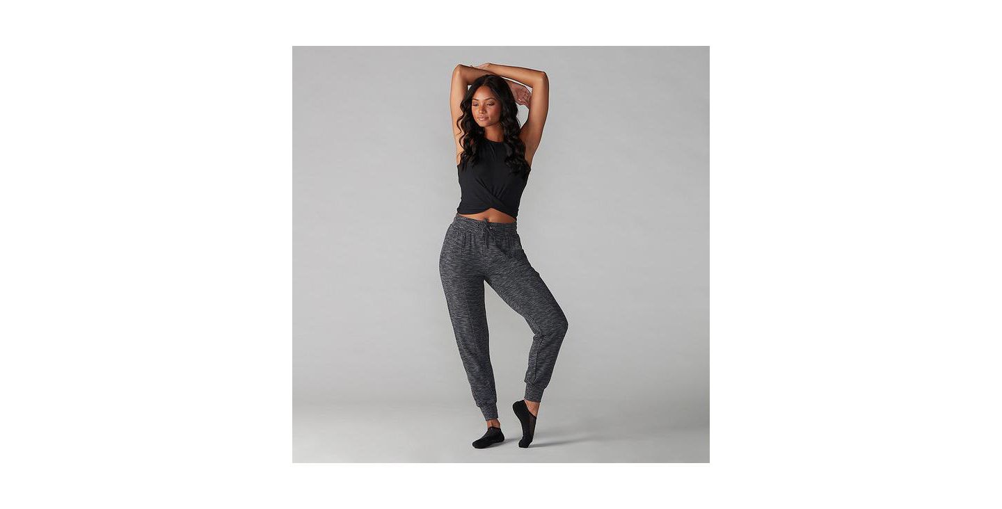 Женские брюки Tavi Cozy Jogger, цвет: Полуночный меланжевый — фото 5