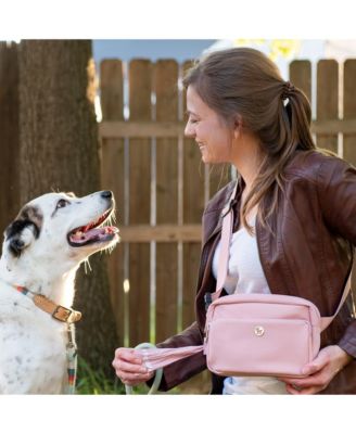 3-in-1 Crossbody Dog Walk Bag with Matching Planet-Safe Dog Poop Bags