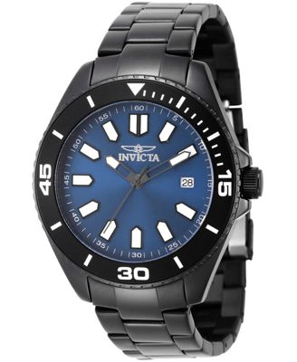 Men's 46320 Pro Diver Quartz 3 Hand Blue Dial Watch