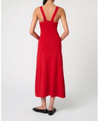 Women's Scoop Neck Midi Dress