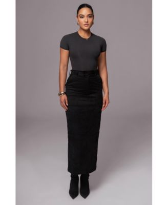 Women's Joy Suede Maxi Skirt
