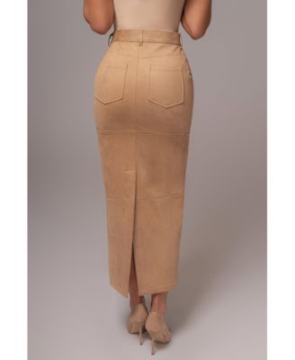 Women's Joy Suede Maxi Skirt