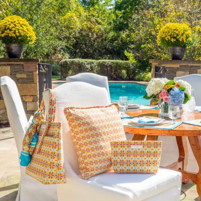 Patterned Quilted Pouch